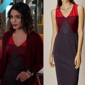 Karen Millen Colorblock Sheath Pencil Dress